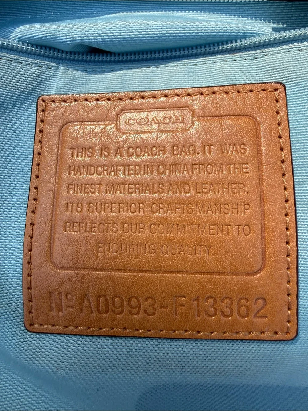 Coach Signature Rugby Shoulder crossbody Bag